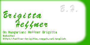 brigitta heffner business card